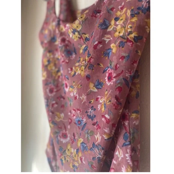 Lulu’s Love in the Garden Floral Mesh Bodysuit - Picture 2 of 6